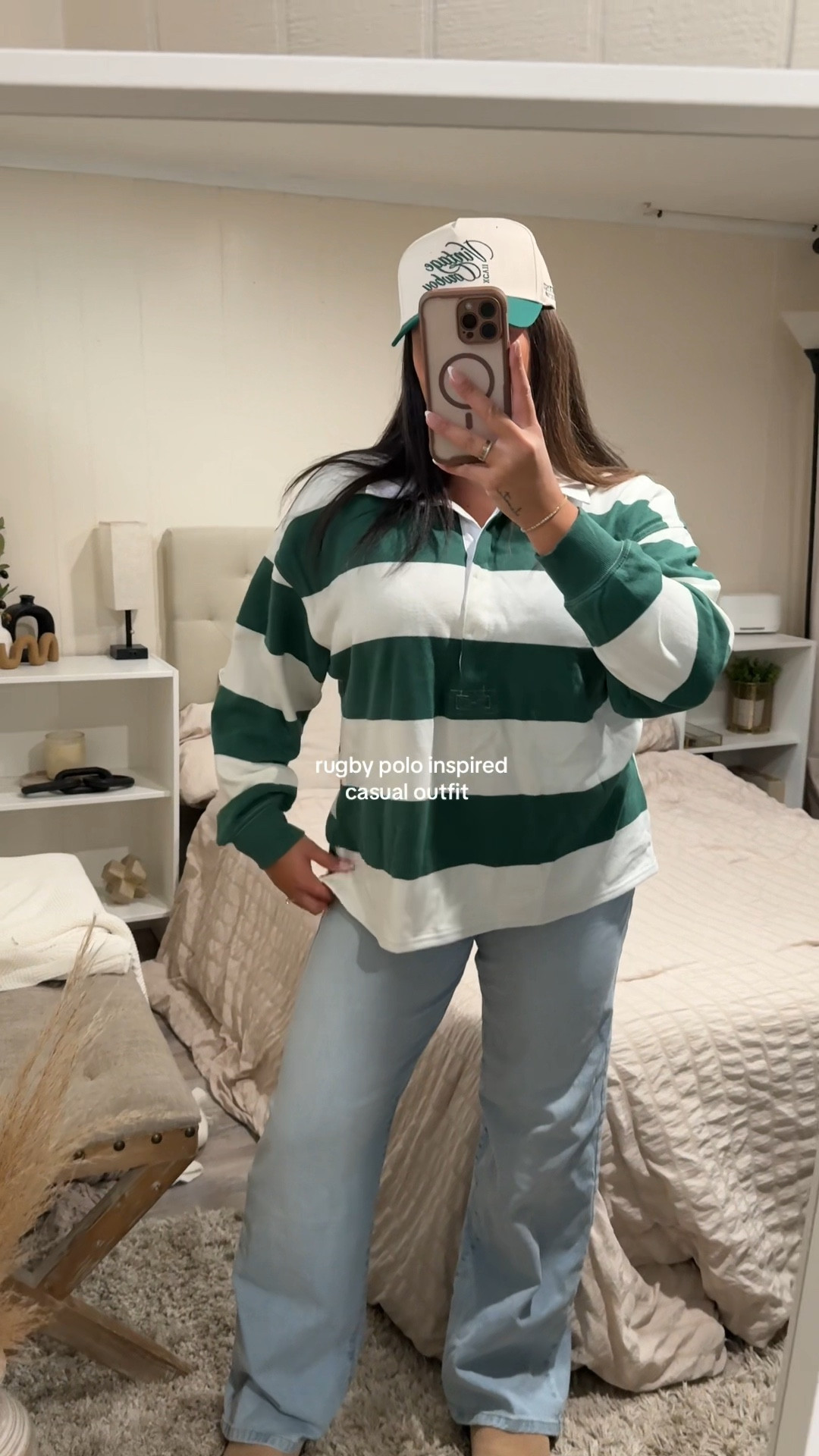 

Would you believe this rugby polo is from Walmart? 👀🤍

Fall fashion on a budget 🤍🍂 Loving this green striped rugby polo from Walmart paired with classic denim — the perfect transitional look for the season. An easy, comfy, and affordable outfit that still feels put together! Linked everything for you so you can shop the look.

affordable fall fashion, Walmart fashion finds, transitional fall outfits, affordable outfit ideas, everyday fall style.

#AffordableFashion #WalmartFinds #LTKFinds #FallOOTD #OOTDInspo #FallStyle #FallTransitionOutfits #EverydayStyle #BudgetFriendlyFashion #CasualFallLooks #FallOutfitIdeas #WalmartFashion #LTKFallFashion

#LTKMidsize #LTKSeasonal #LTKStyleTip