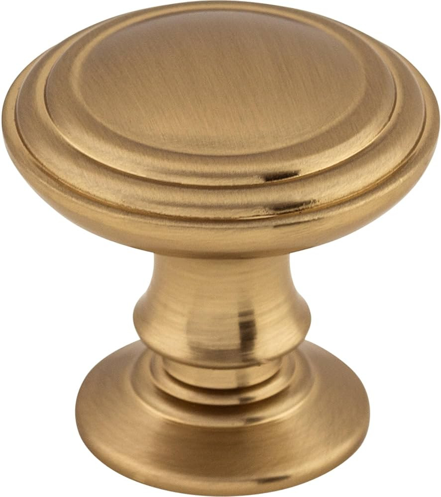 Top Knobs TK320HB Top Knobs TK320 Reeded 1-1/4 Inch Mushroom Cabinet Knob from The Chareau Collec... | Amazon (US)