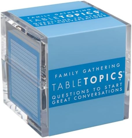 TableTopics Family Gathering Conversation Cards for Multi-Generational Get Togethers with 135 Que... | Amazon (US)