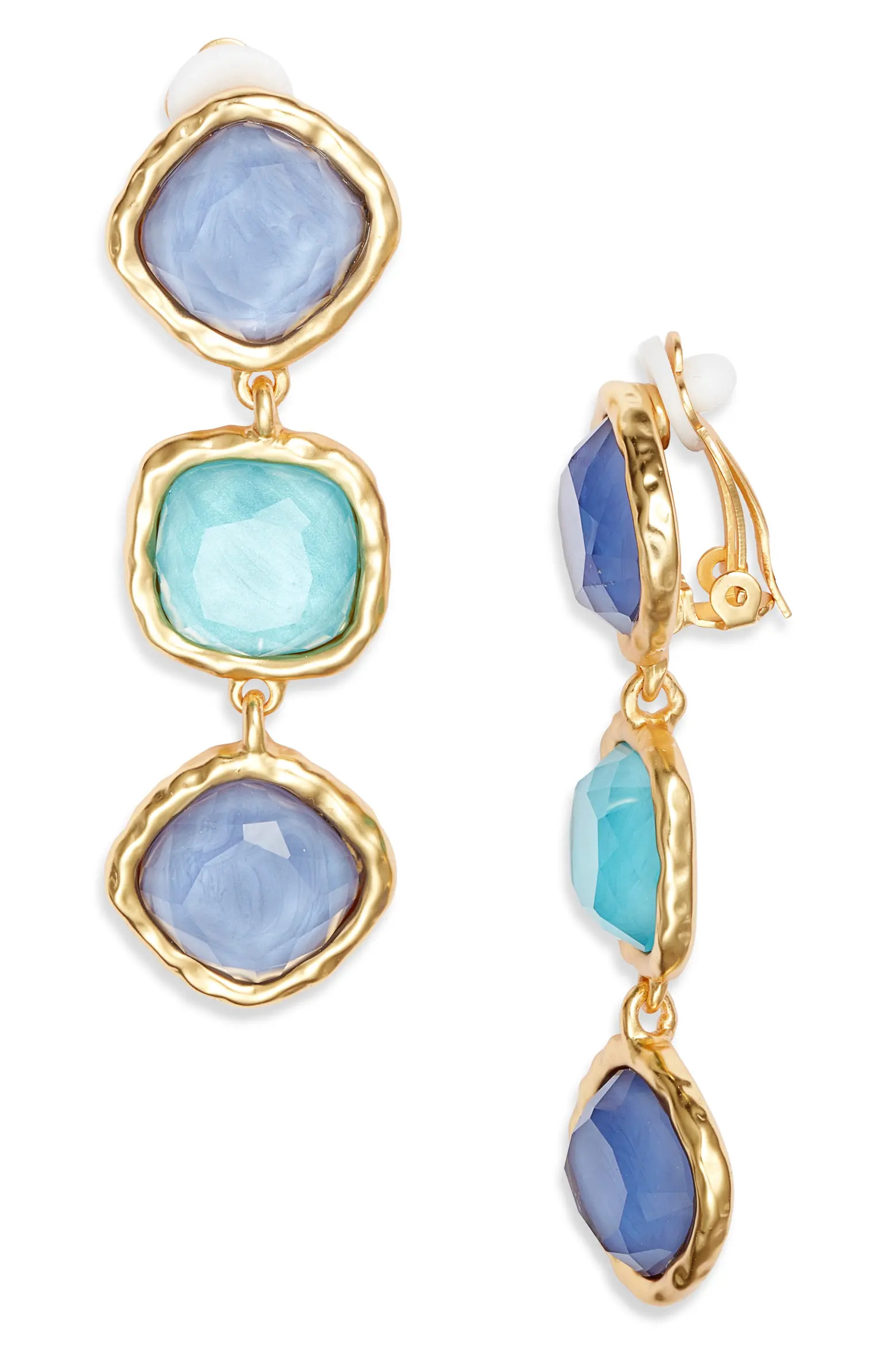 Bezel Trio Clip-On Earrings (Women) | Nordstrom | Nordstrom