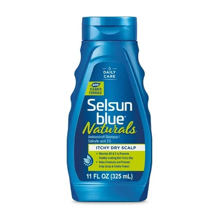 Selsun Blue Naturals Itchy Dry Scalp Antidandruff Shampoo 11 fl. oz. | Walmart (US)