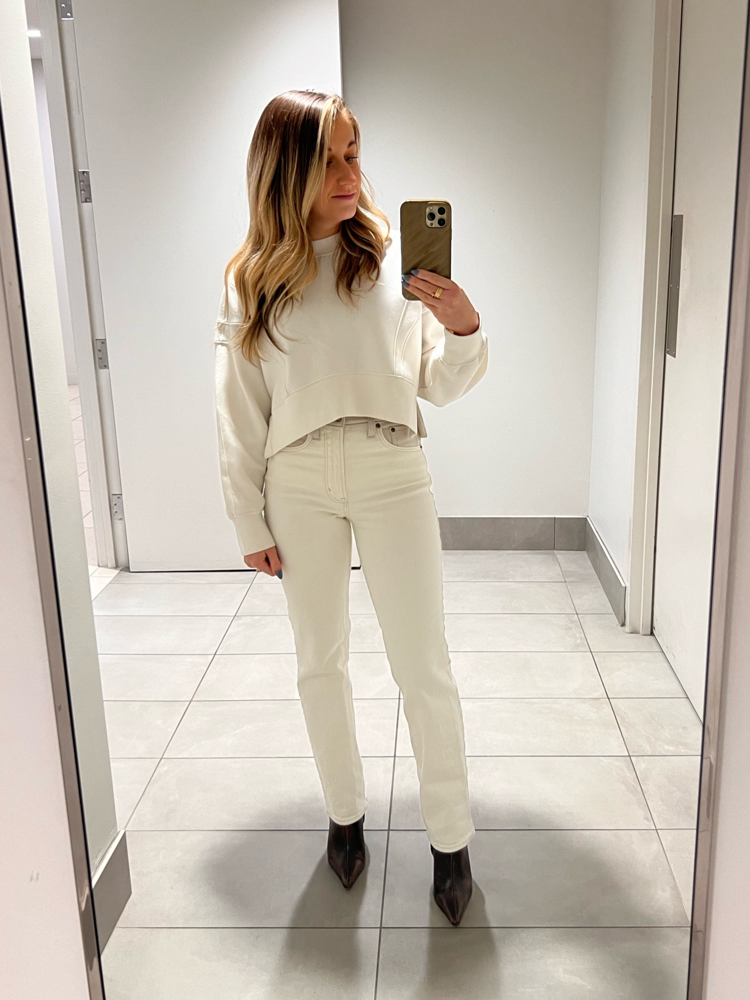 Work OOTD 1.23.2024

Winter White - my favorite! And my whole outfit is on sale  
Too and jeans - Abercrombie
Booties - Steve Madden 



#LTKfindsunder100 #LTKsalealert #LTKworkwear