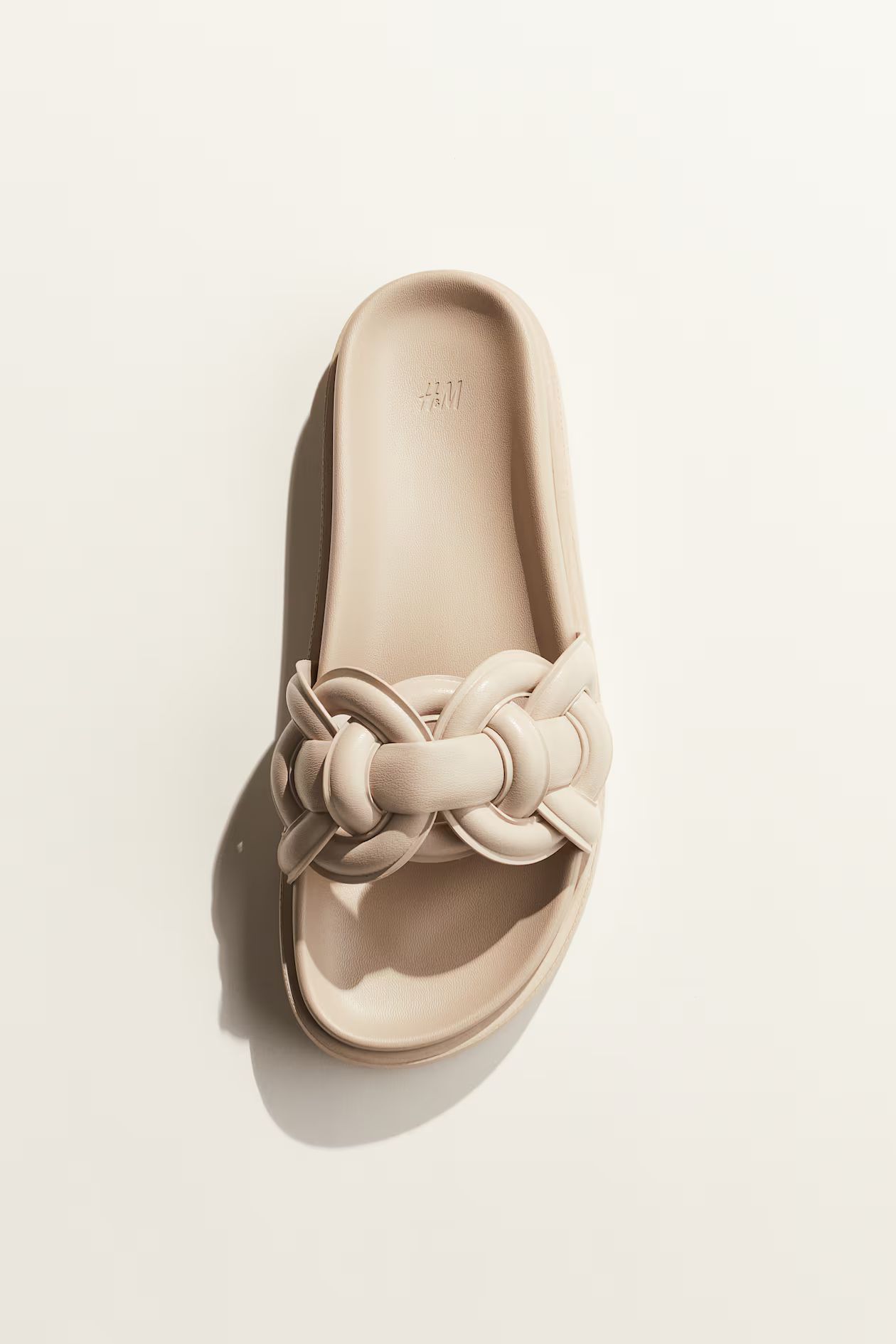 Sandalen mit verschlungenen Bändern - Ohne Absatz - Helles Greige - Ladies | H&M AT | H&M (DE, AT, CH, NL, FI)