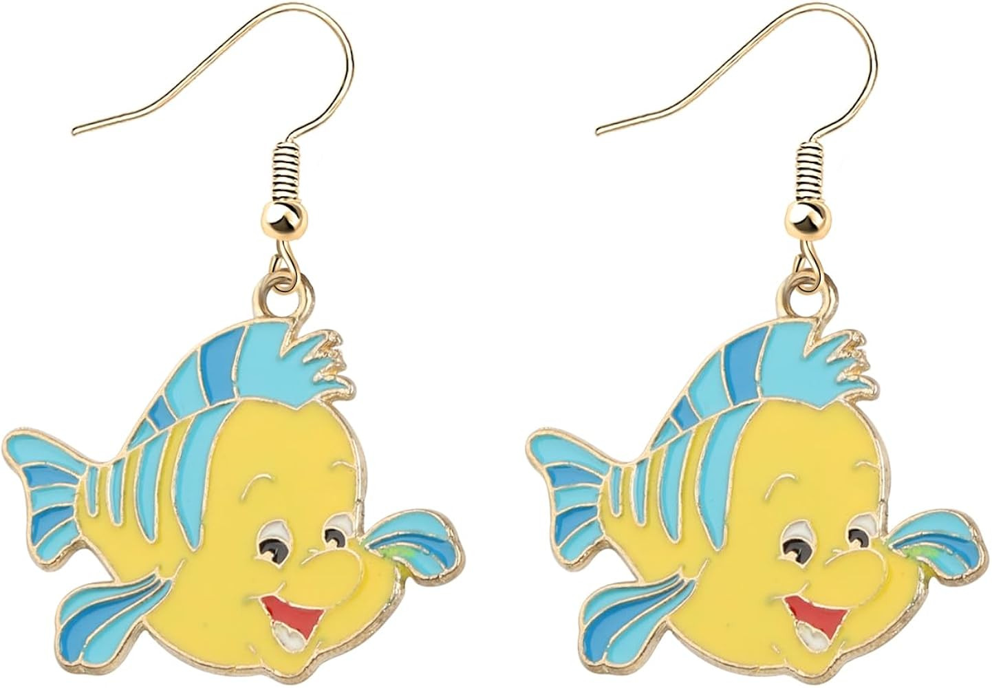 KEYCHIN Mermaid Flounder Earrings Ariel And Flounder Fans Gifts Flounder Jewelry | Amazon (US)