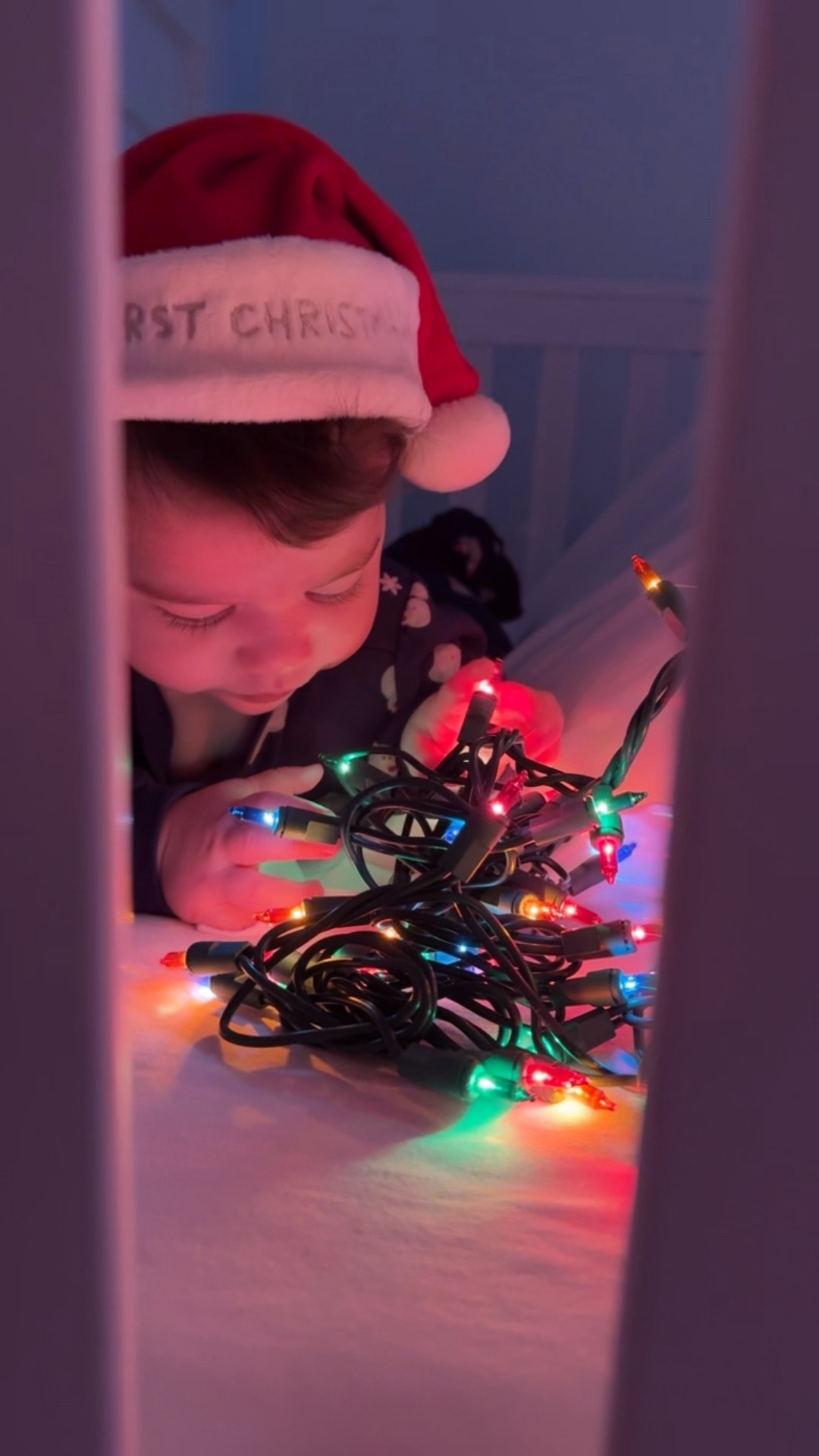 My baby boy looking at nostalgic Christmas lights for the first time 
Also linked my sons Christmas hat 

#LTKHoliday #LTKFamily #LTKHome