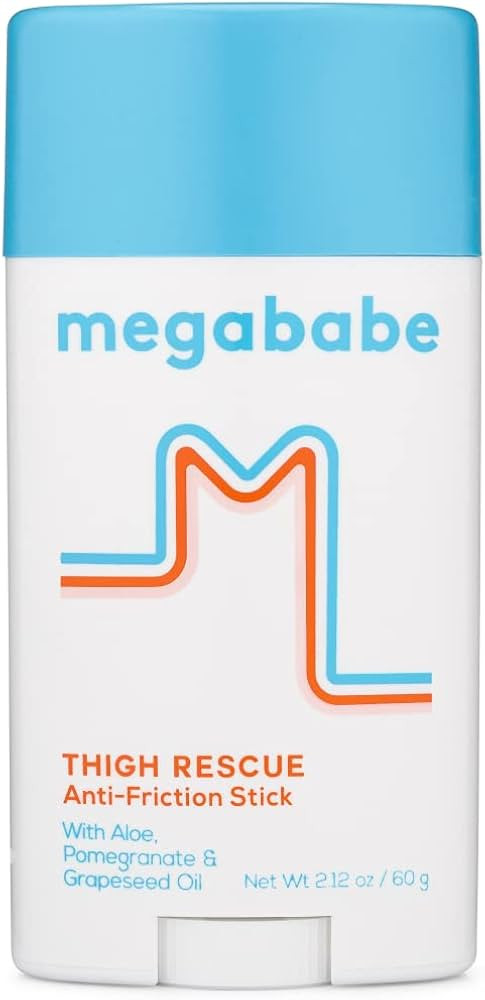 Megababe Thigh Rescue Anti-Chafe Stick | Prevents Skin Chafe & Irritation | Thighs, Arms, Bra-Lin... | Amazon (US)