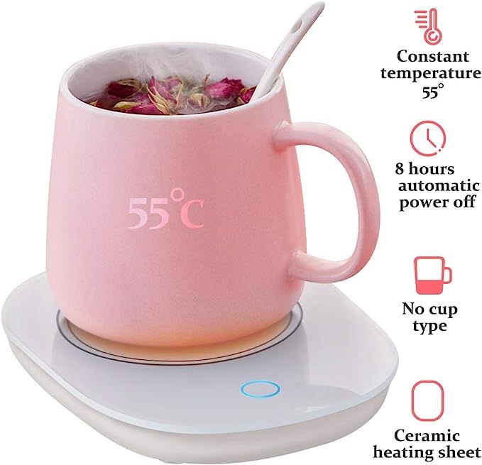 YEVIOR Coffee Cup Warmer for Desk with Touch Screen Switch,Coffee Mug Warmer for Office Home Use,... | Amazon (US)