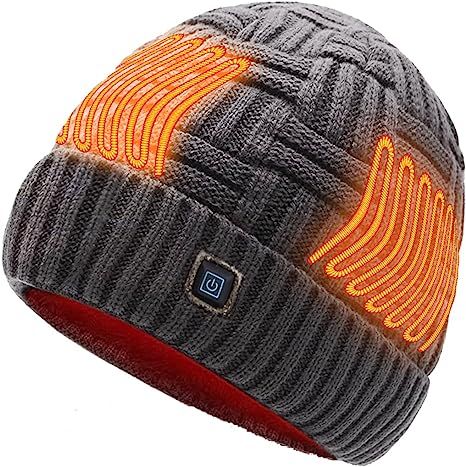 HIVE TechWear Electric Winter Heated Beanie Hat with Rechargeable Battery, Heated Hat for Men Wom... | Amazon (US)