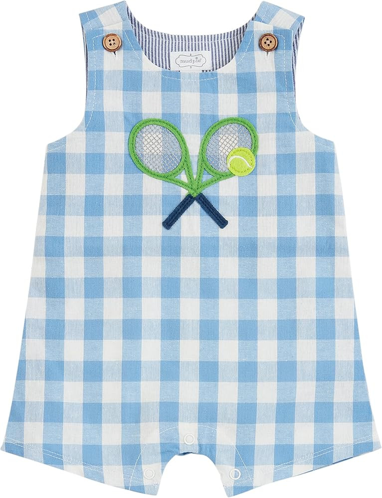Mud Pie Unisex Baby Baby Boy Tennis Jon Jon; | Amazon (US)