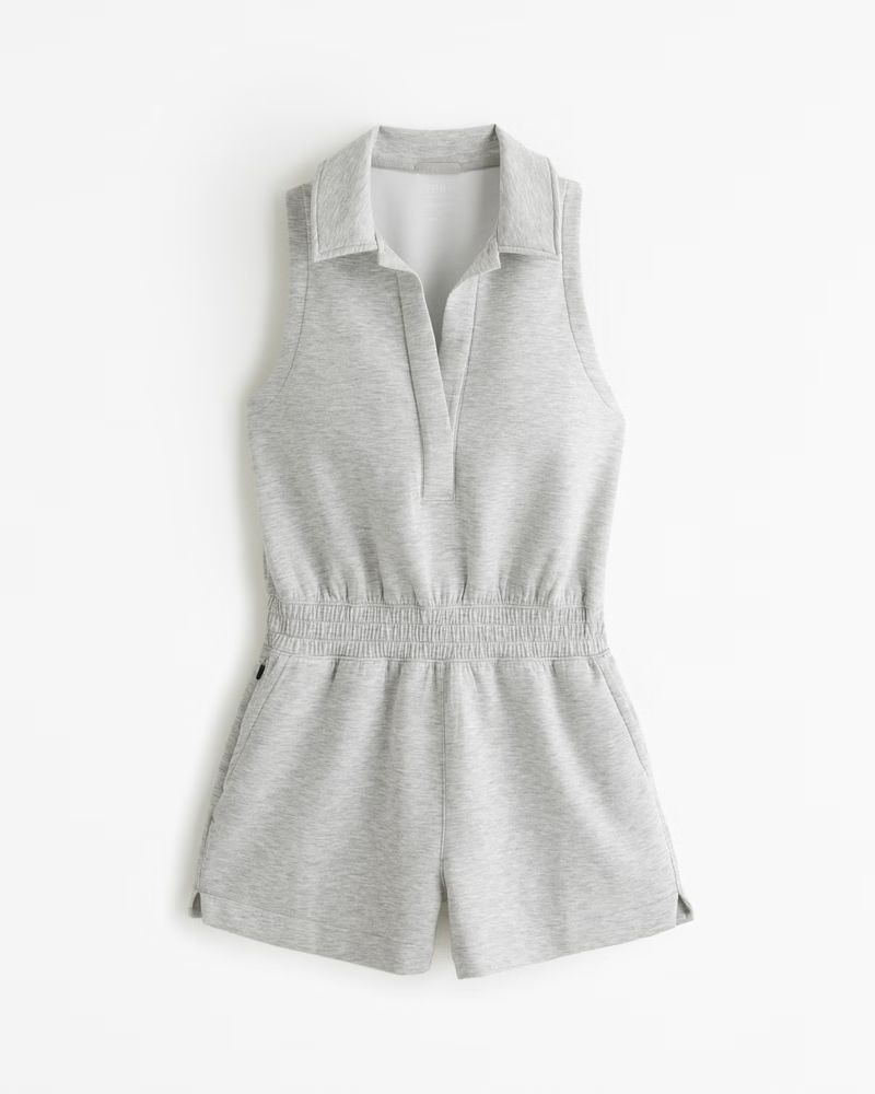 YPB neoKNIT Polo Romper | Abercrombie & Fitch (US)