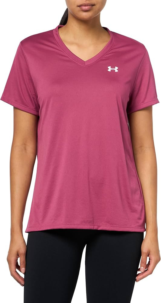 Under Armour Women's Tech Short Sleeve V Neck | Amazon (US)