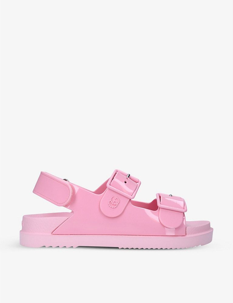 Isla logo-embossed rubber sandals | Selfridges