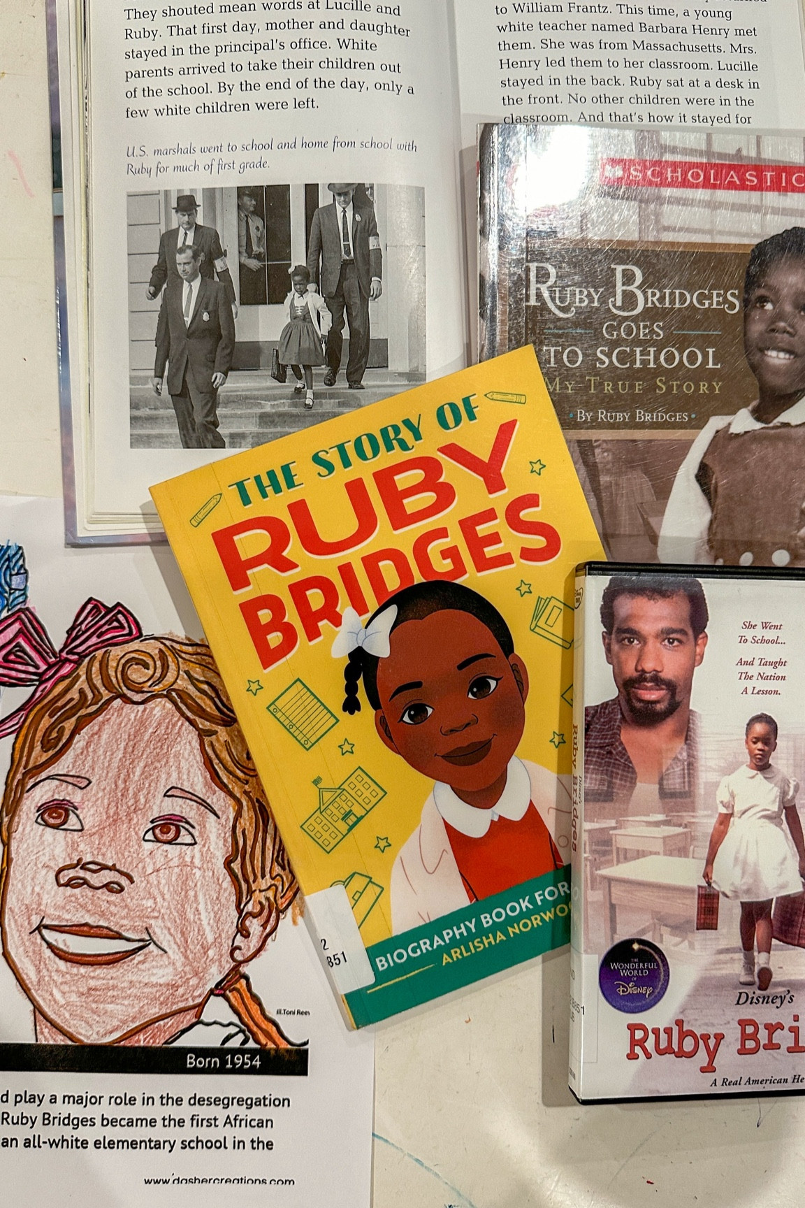 Black History Month Children'sBooks: The story of Ruby Bridges