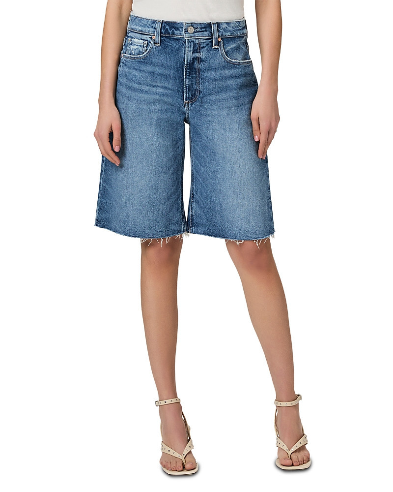 Paige Cadee High Rise Bermuda Jean Shorts in Familia | Bloomingdale's (US)