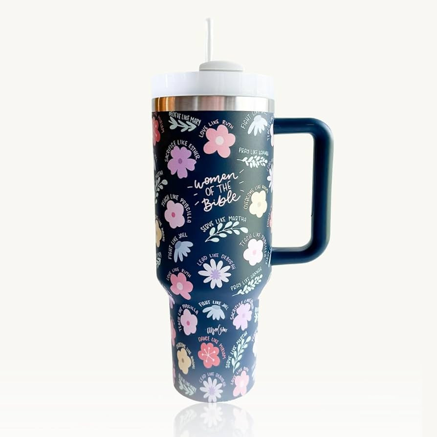 Elly and Grace Christian Steel Tumblers, Christian Bible Cups for Women, Spill Safe Straw Include... | Amazon (US)