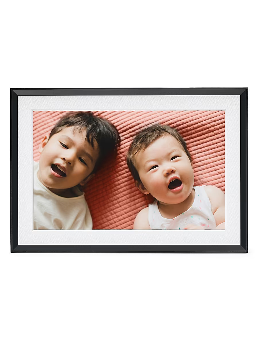 10.1" HD Wifi Carver Digital Photo Frame - Mat Black | Saks Fifth Avenue