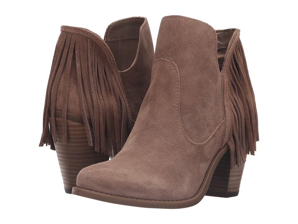 Jessica Simpson - Cecila (Ttally Taupe Split Suede) Women's Pull-on Boots | Zappos