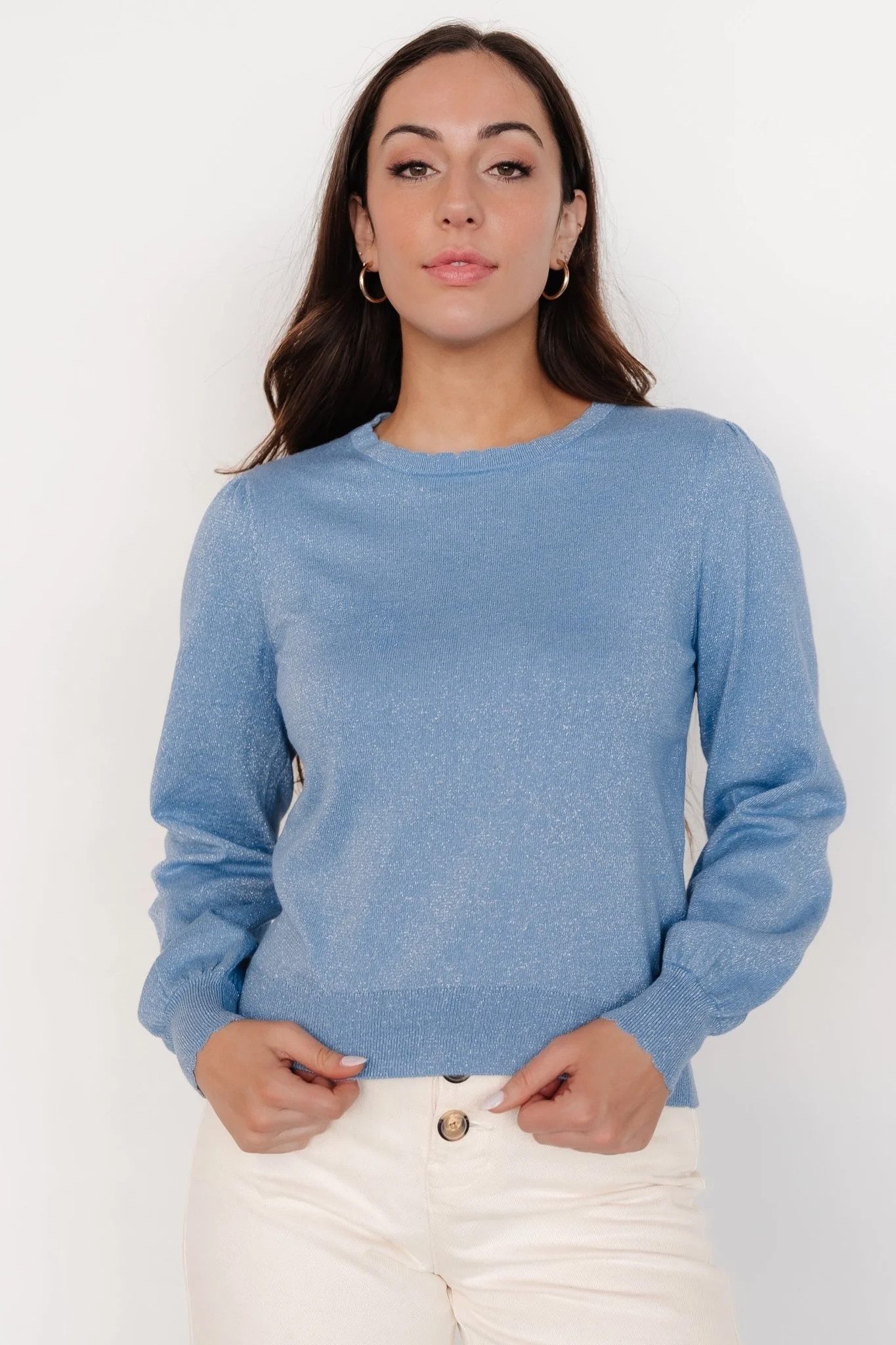 Benson Shimmer Sweater Top | Baltic Born