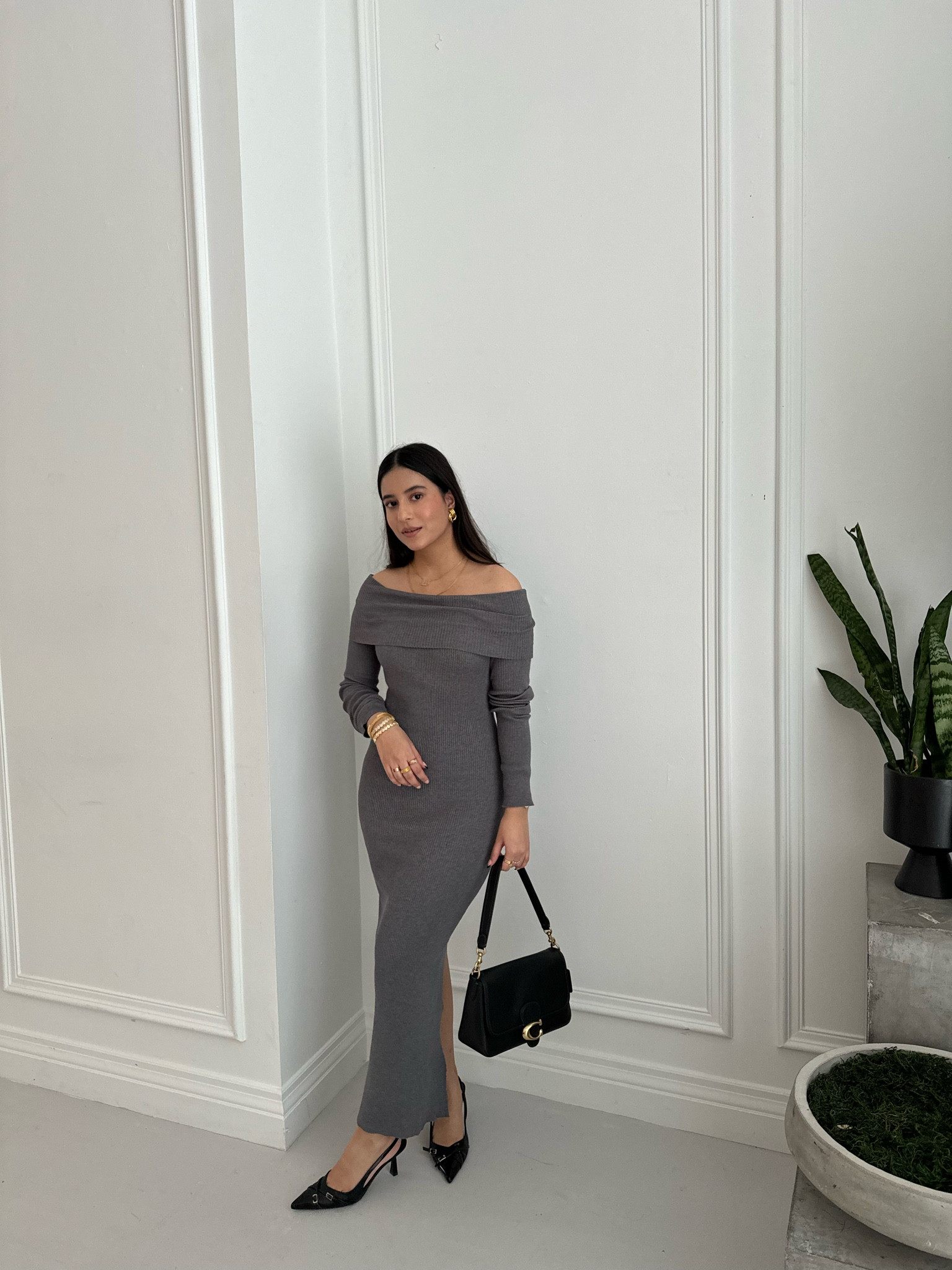 Off the shoulder dress 