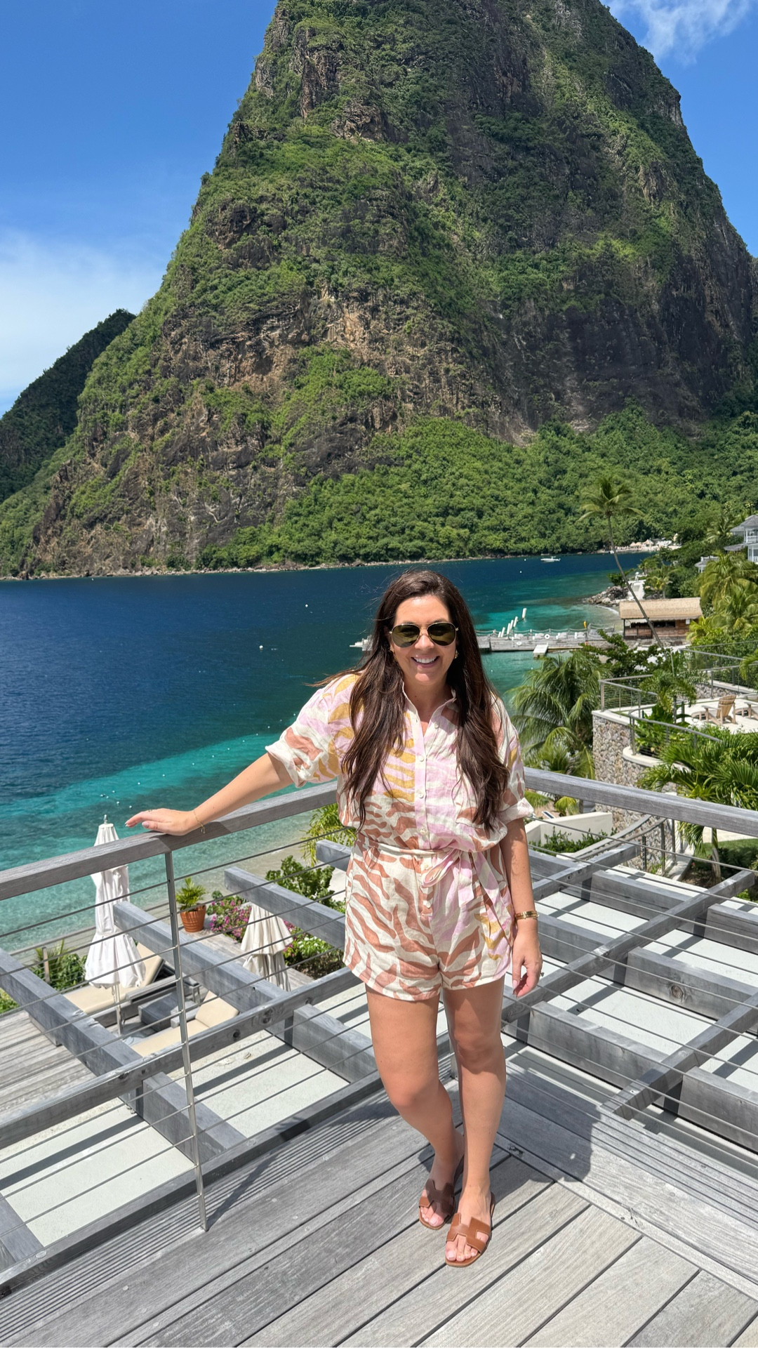 Perfect light #linen outfit for a tropical vacation. I’m wearing a size small. Love this pattern 

#vitamina #tropical #vacation #beachtrip #romper 

#LTKSeasonal #LTKTravel #LTKSwim