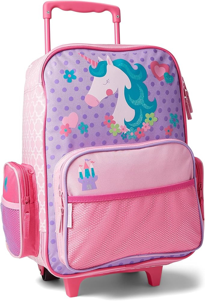 Stephen Joseph Kids' Little Girls' Classic Rolling Luggage, Unicorn, One Size | Amazon (US)