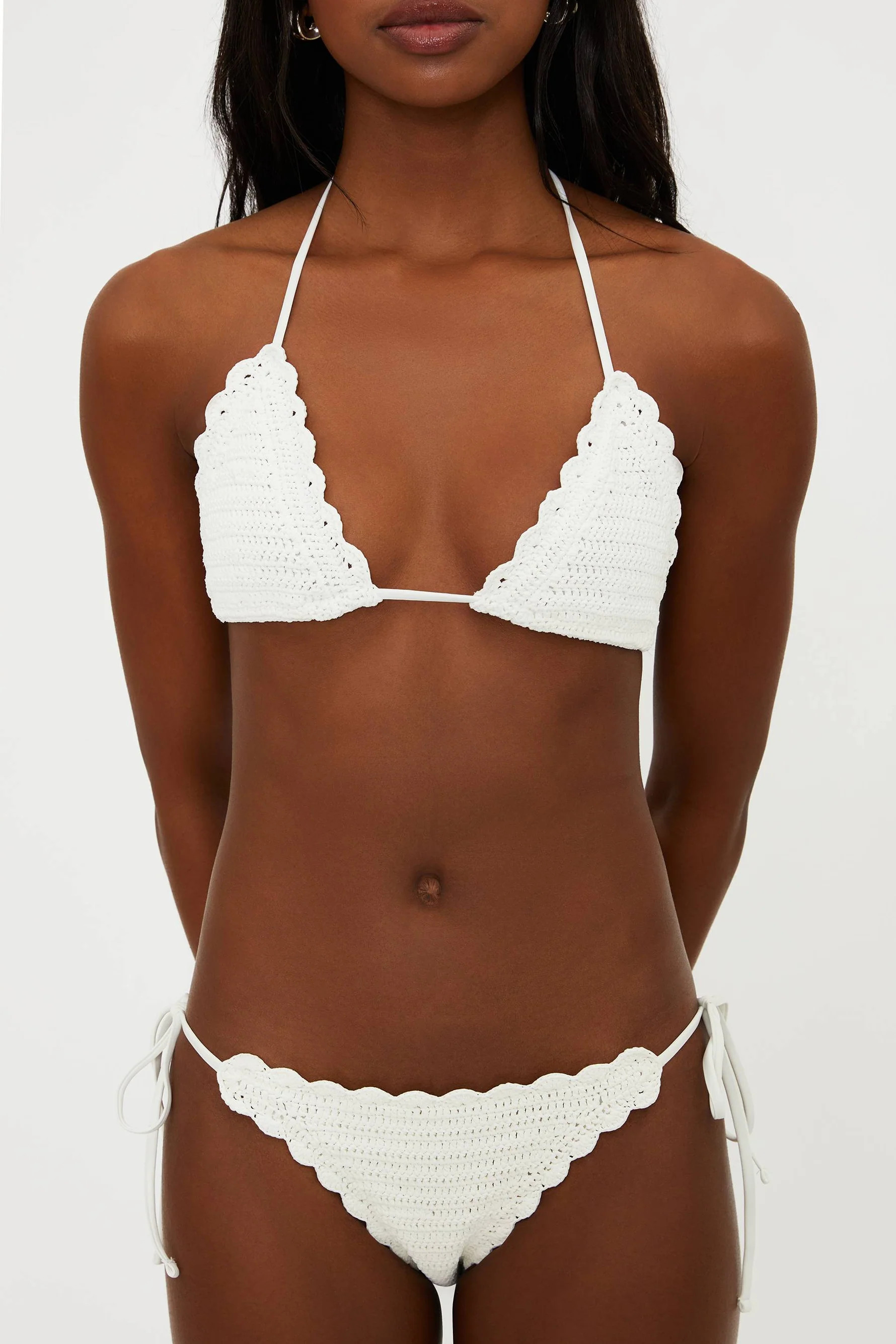 WINONA TOP WHITE CROCHET | Beach Riot