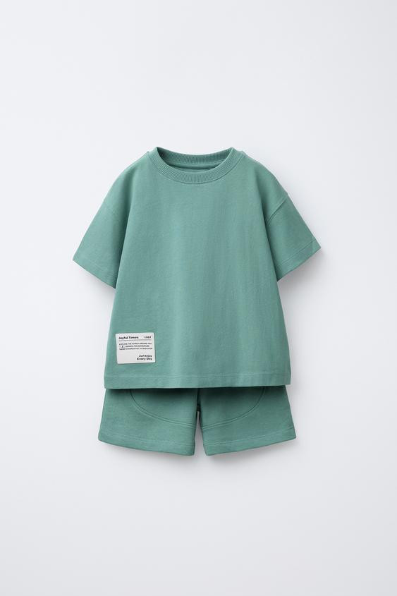 JOGGING SET WITH LABEL | Zara US