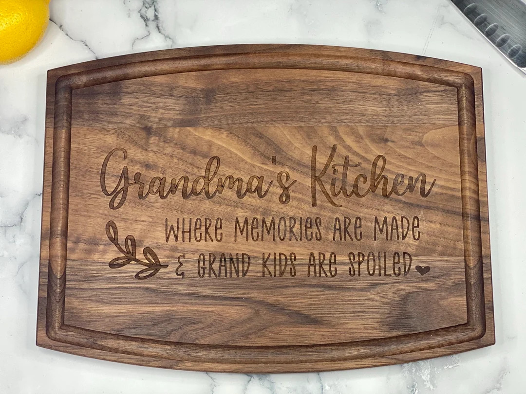 Grandma Cutting Board, Custom Grandma's Kitchen Gift, Mother's Day Gift - Etsy | Etsy (US)