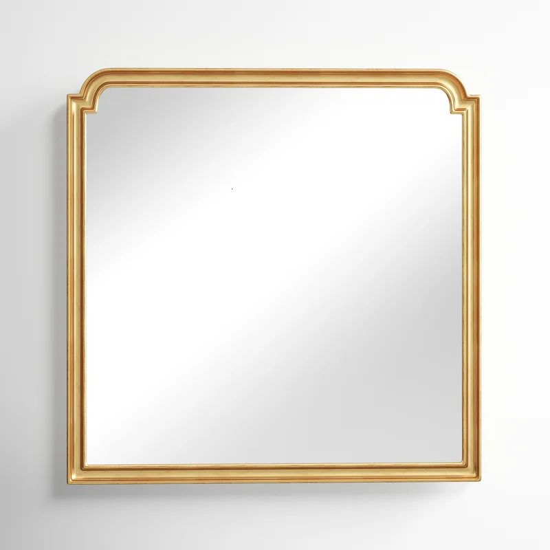 Toriane Square Wood Wall Mirror | Wayfair North America