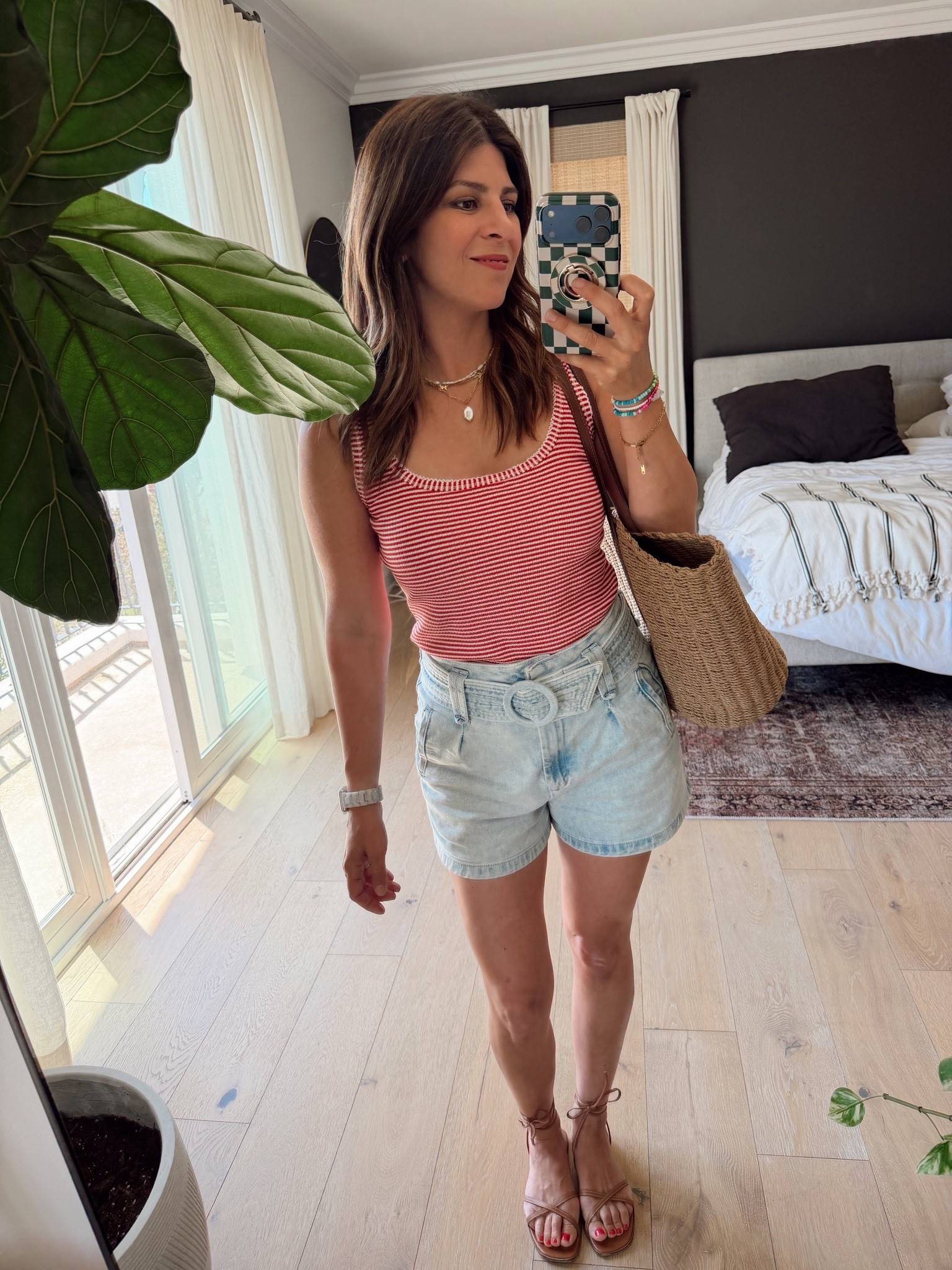 Another day, another easy outfit combo ❤️ Shorts are old Sézane but I linked similar!

#LTKdayinmylife #LTKootd #LTKmomlife