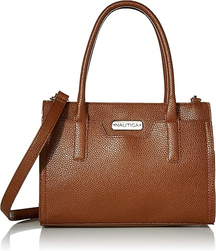 Nautica Sandy Jr. Top Handel Satchel with Removable Crossbody Strap | Amazon (US)