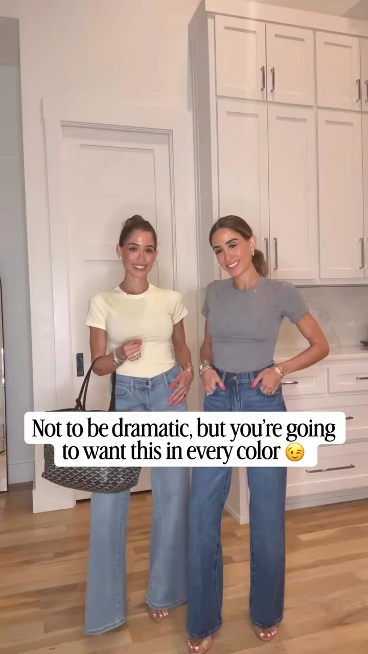  the tops you’re going to want in every color- trust us 😉 they’re super soft, feel like second skin, and are the perfect fit. Sometimes tees and tanks can feel fitted in all the wrong spots. Not these! Also sweat wicking, and ultra fine wool, so not the usual fabric we all have in our closet.

We love the tank version and have been wearing on repeat 🔁 the off shoulder style is perfect for date night or vacations. We have size xs on and are 5’1
All are under $20

fitted basics outfit, elevated basics, casual outfit ideas, everyday outfit inspo, flattering tops for women, spring outfit ideas, minimal style outfits, petite friendly tops, layering basics, trending tops 2026, Amazon fashion, Amazon finds, staple tee, summer basic tops 

#stapletee #amazonfashionfinds #casualoutfitideas #summeroutfitideas

#LTKSaleAlert #LTKootd #LTKPetite