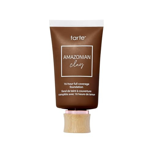 tarte Amazonian clay 16-hour Full Size coverage foundation – Matte Finish Foundation, Vitamin E for Hydration & Smooth Looking Skin, Vegan & Cruelty-Free, full size, rich neutral | Amazon (US)