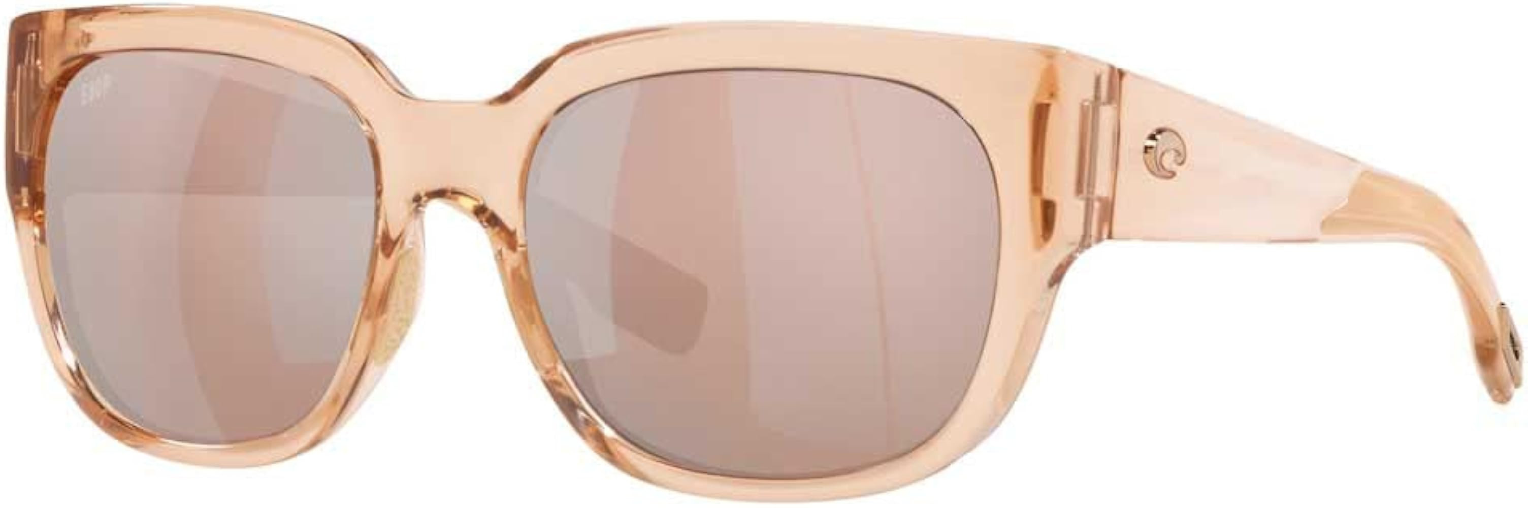 Costa Woman Sunglasses Shiny Palm Tortoise Frame, Copper Lenses, 55MM | Amazon (US)