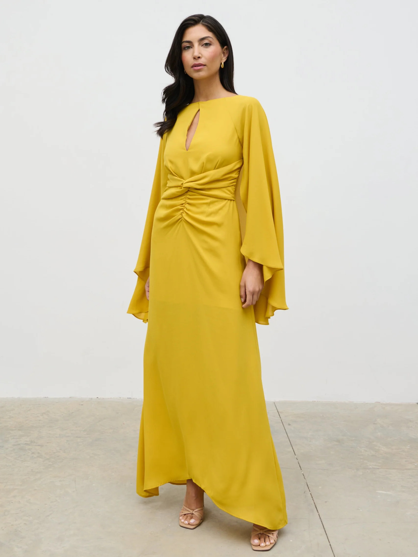 Ellison Cape Knot Maxi Dress | Pretty Lavish (UK)