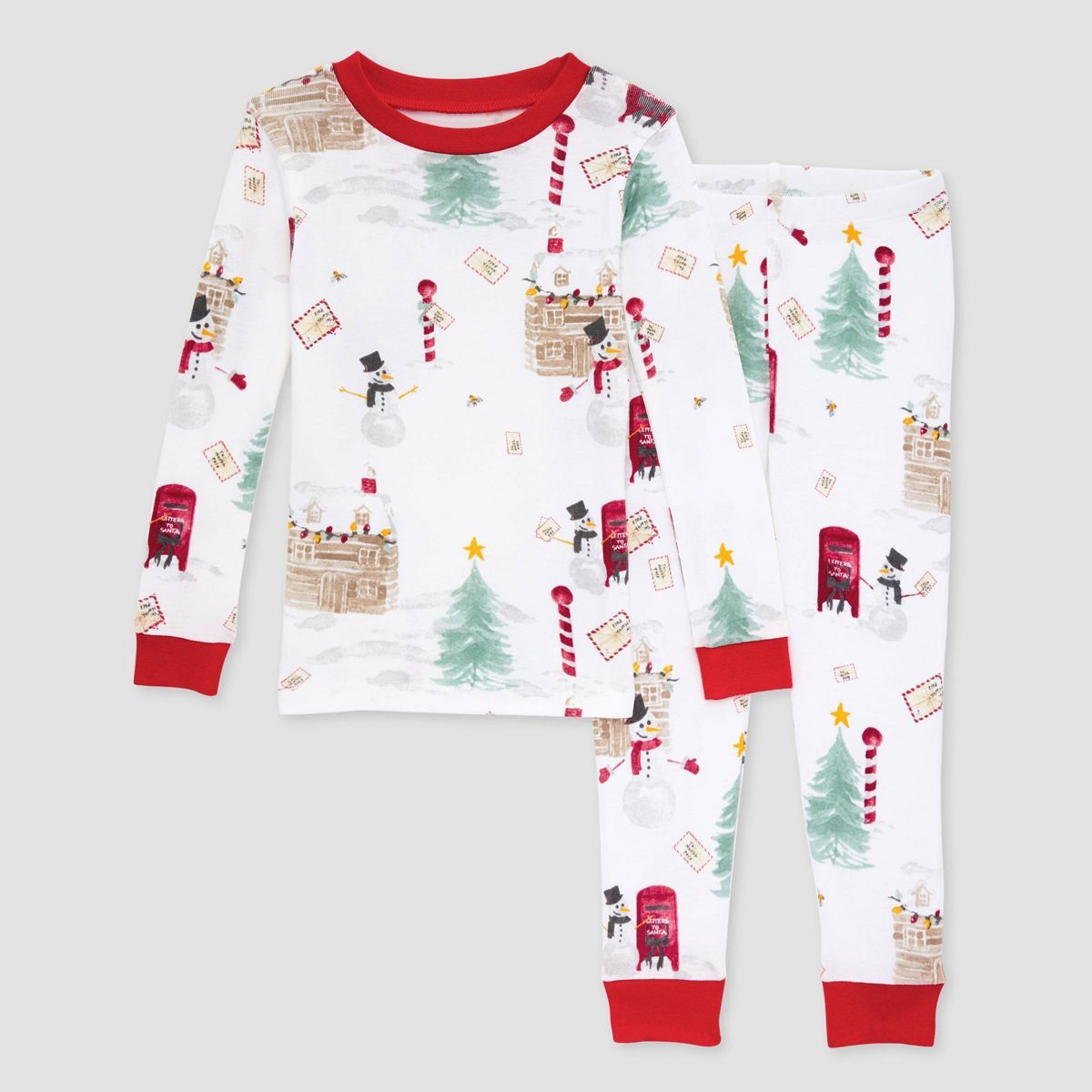 Burt's Bees Baby® Kids' 2pc Christmas Pajama Set | Target