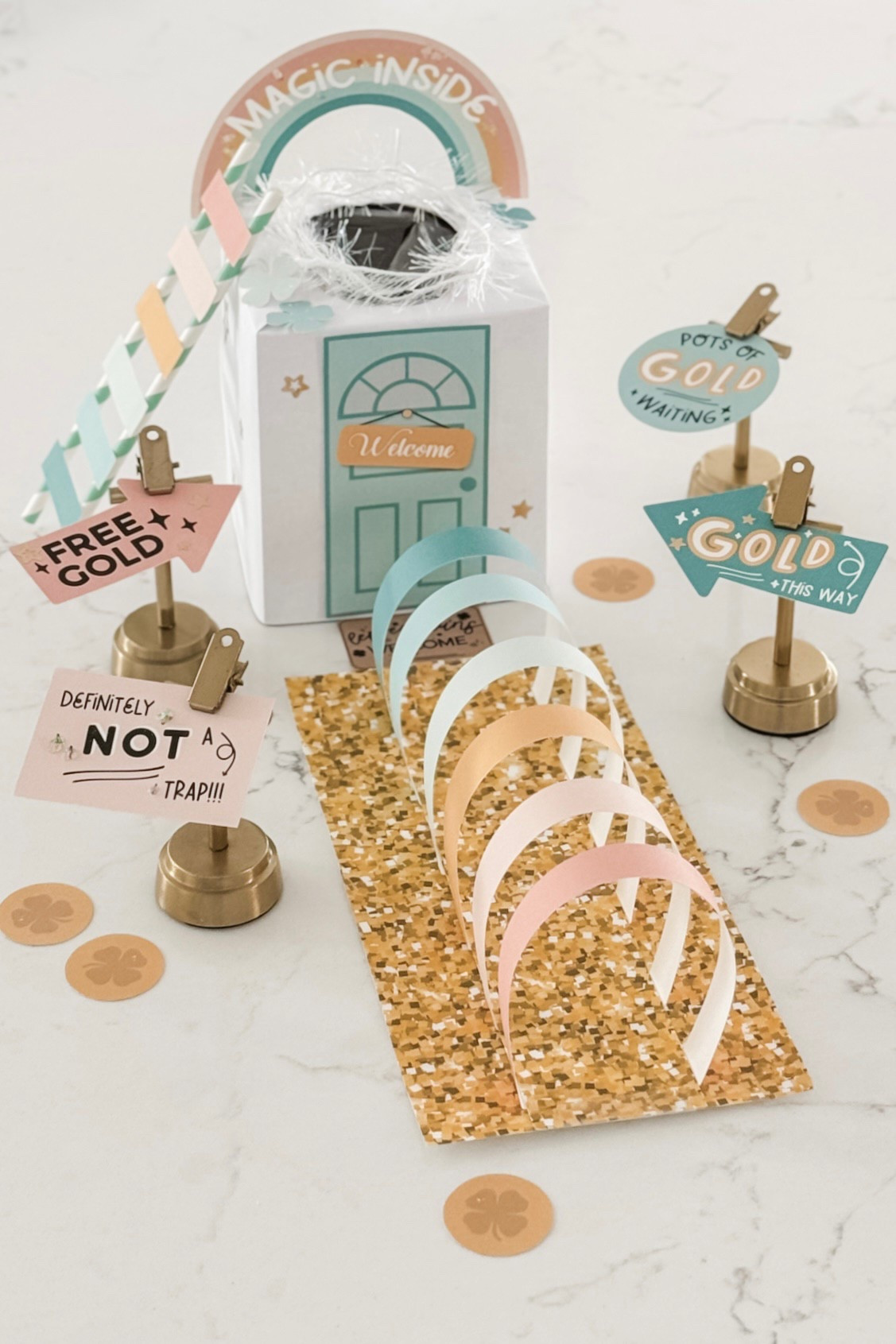 This is this year’s #LeprechaunTrap for #LTKStPatricksDay — I shared a blog post today with more details about how I put it together for my #LTKToddler. 🌈🍀💰

#LTKKids