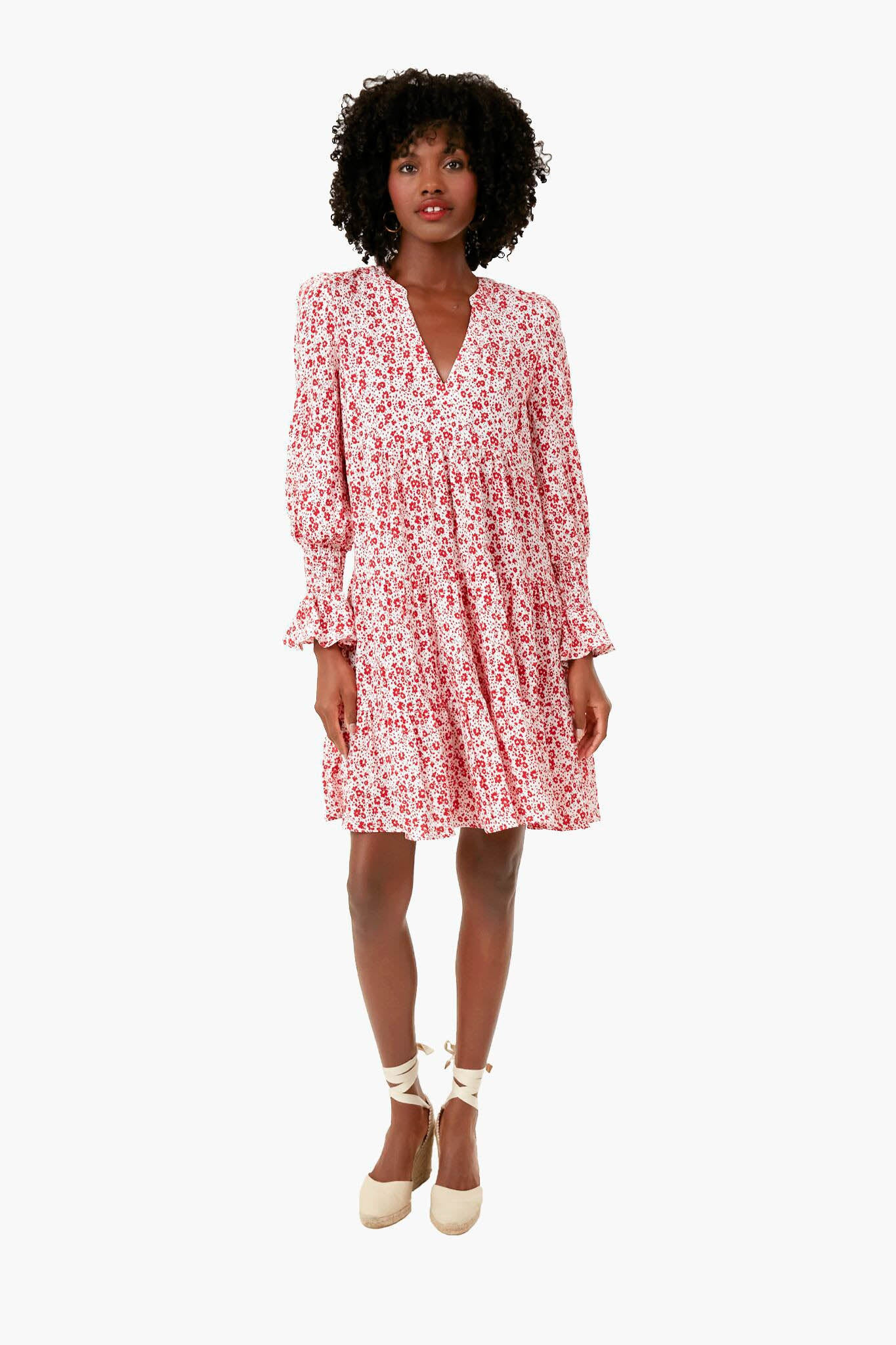 Scarlet Ditsy Floral Kenzo Dress | Tuckernuck (US)