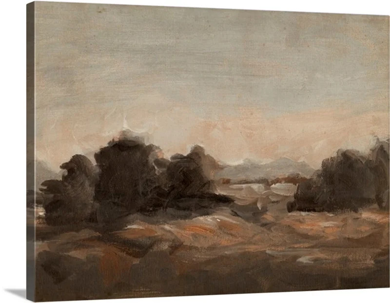 My Texas House|Autumn Scenic|Modern Farmhouse Landscape Unframed Wrapped Canvas Print 16x12 Hangi... | Walmart (US)