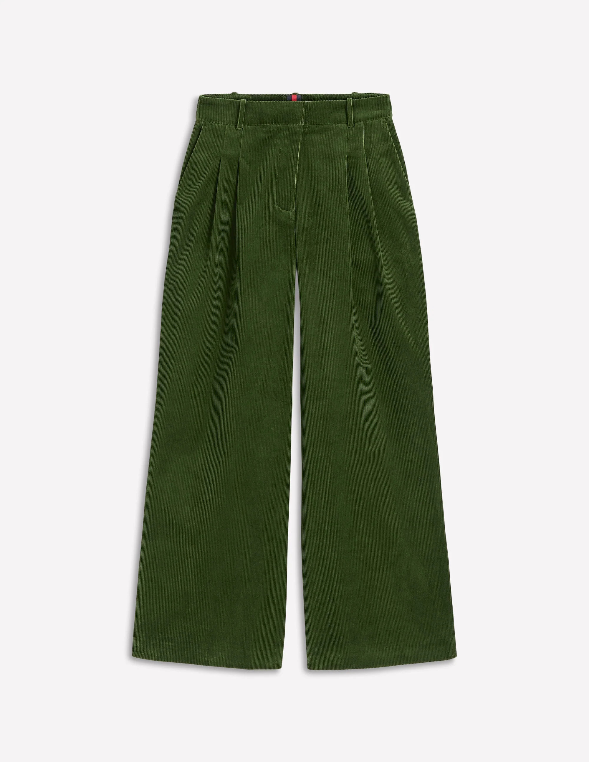 Kensington Cord Trousers-Green Fir | Boden UK