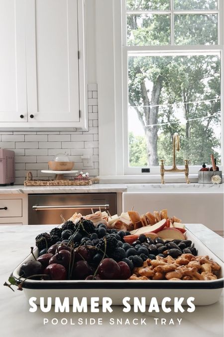 Studies show that if you throw your kids lunch onto a big tray and make it look cute, they’re 10 times more likely to eat it! 😜 Kidding. But snack trays are the only way to go around here, especially since we are almost always feeding a crowd. Less dishes, more fun!

I’m obsessed with this pan from Amazon. It makes the cutest snack tray for summer!!

#LTKHome #LTKU #LTKFindsUnder50