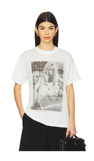 ANINE BING Lili Graphic Tee in White. - size S | Revolve Clothing (Global)