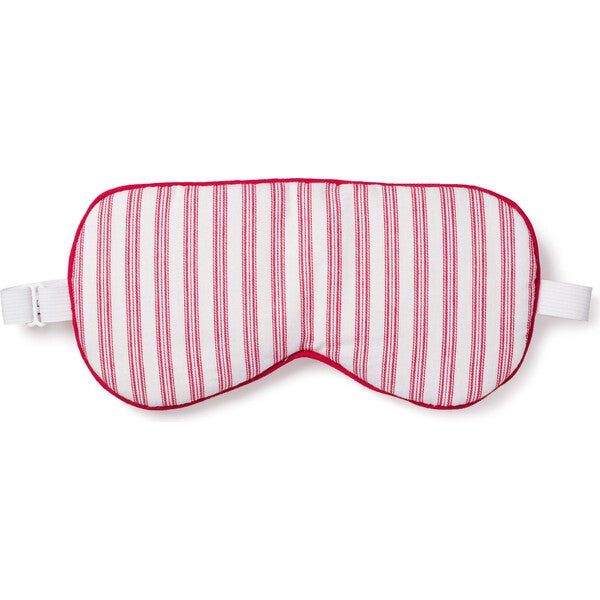 Adult Eye Mask, Antique Red Ticking | Maisonette