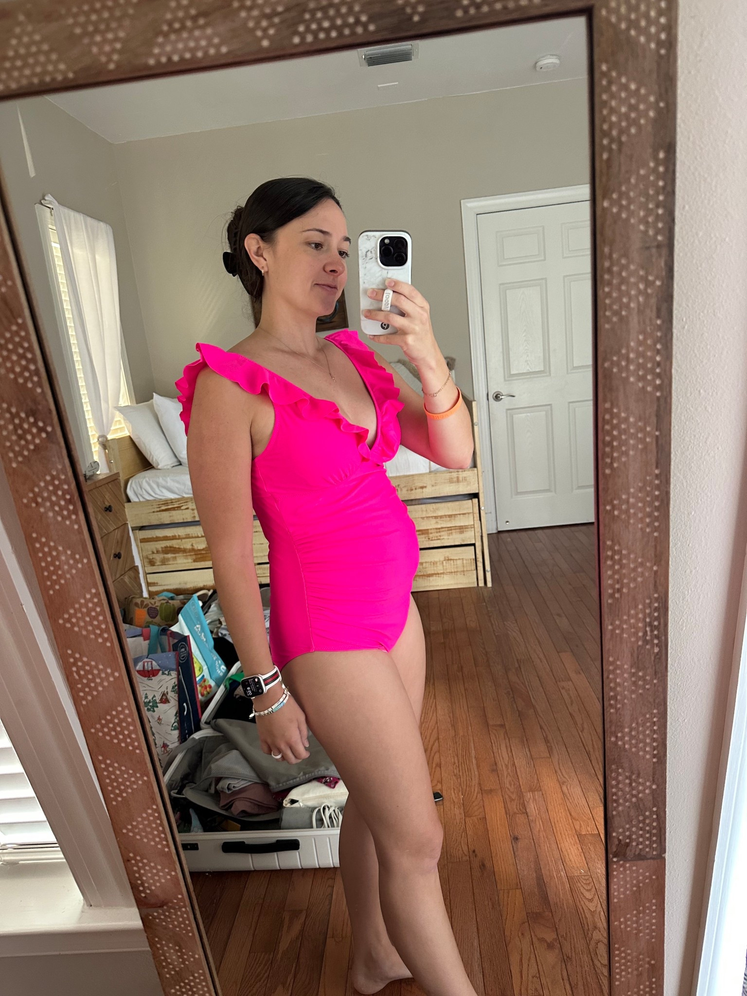 Maternity bikini 
#pregnancy 
#secondtrimester 
#summer 

#LTKSummerEdit #LTKSwim