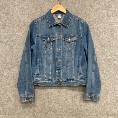 Pre-loved partnerAnko Womens Denim Jacket Size 10 Blue Button Long Sleeve Cotton 49601 | eBay AU