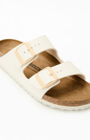 Birkenstock Women's Arizona Slide Sandal Cream | PacSun