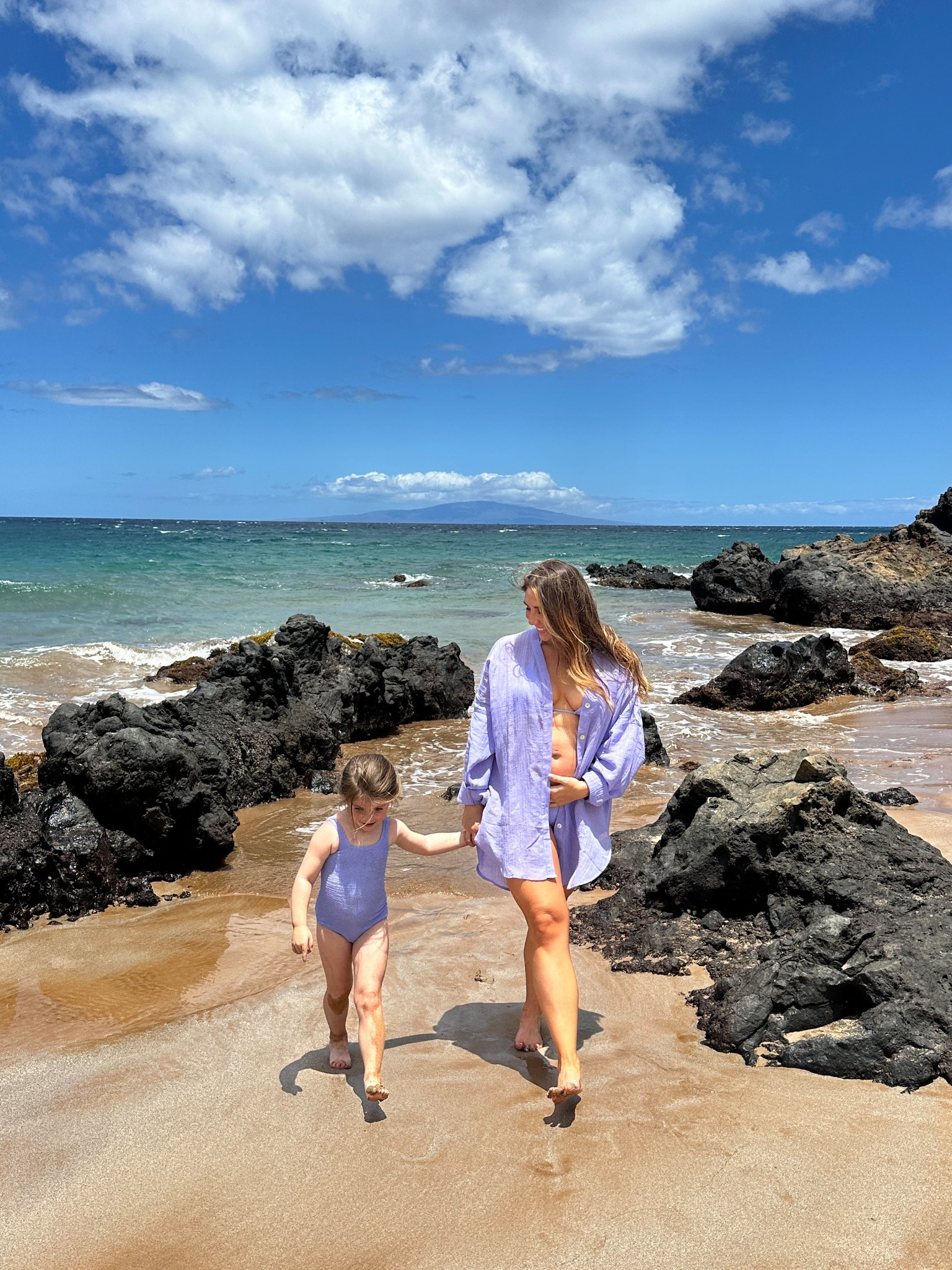 Mommy & Me Matching Swim 💜🌊🐚

Wearing;
Palma Crinkle Top - Large
Palma Crinkle String Bottom - Large 
Cover Up - Small 
Toddler Swim - TTS

Vacation Outfits | Bikini | Mommy and Me | Toddler Swim | Hawaii Outfit Inspo | Beach Outfit Inspo 

#LTKFamily #LTKSwim #LTKBump