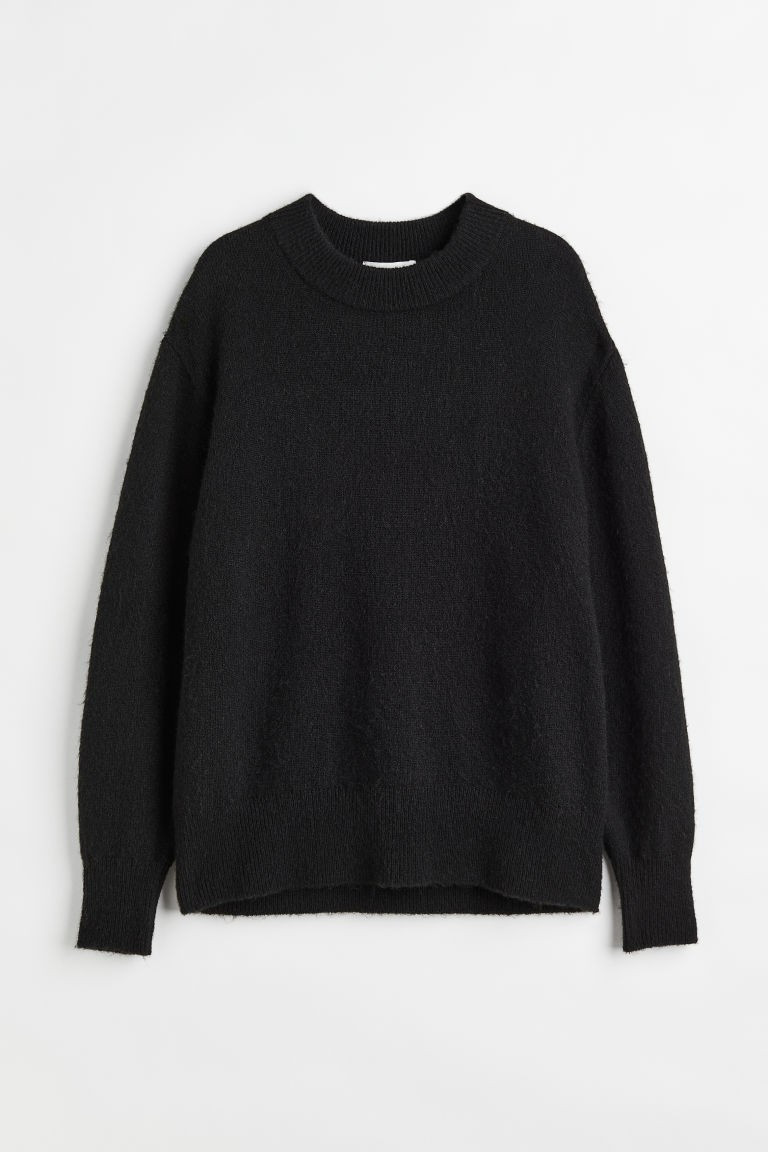 H & M - Knit Sweater - Black | H&M (US + CA)