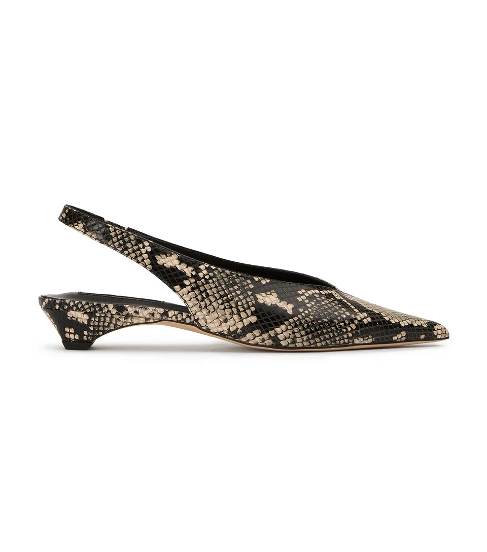 Esmae Ecru Snake Flats | Casual Shoes | Tony Bianco USA | Tony Bianco US