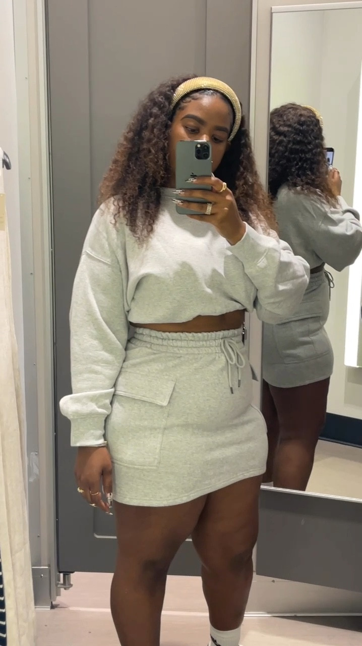 Get into these pieces! Perfect for the upcoming transition of seasons! I had so much fun mixing and matching these pieces and one they were super comfortable! I love the fact that I’ll easily be able to pair them with sneakers, boots, or slides! 

I’m wearing a medium in everting except the off shoulder top which was a small so definitely consider sizing down! 

#LTKActive #LTKMidsize #LTKSeasonal